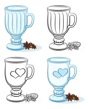 Glasses Goblets Stock Illustration