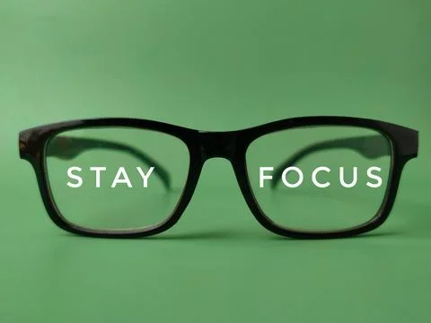 Glasses on a green background Stock Photos