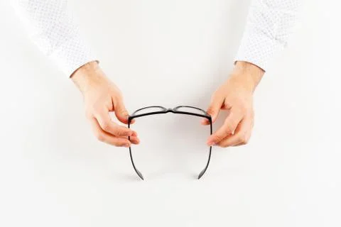 Glasses in hand. 写真素材