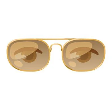Glasses human eye vector Stock Illustration