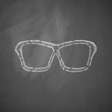 Glasses icon Illustrazione stock