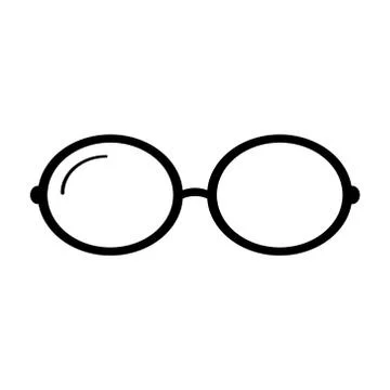 Glasses icon Illustrazione stock