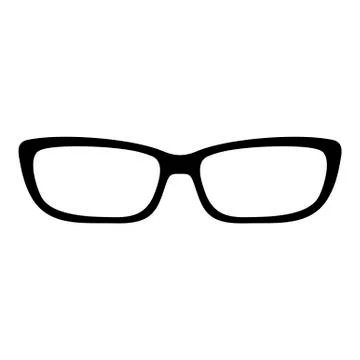 Glasses icon isolated on white background, Vector illustration Stock Illustration