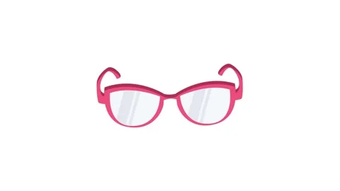 Glasses icon representing an app available in the app store, symbolizing vi.. Stock Footage 332343436
