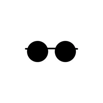Glasses icon vector. eye glasses icon. sunglasses Stock Illustration