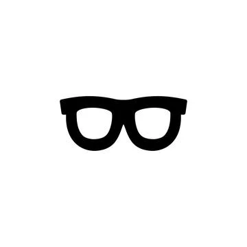 Glasses icon vector. eye glasses icon. sunglasses Stock Illustration