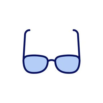 Glasses icon vector. Glasses sign and symbol Stock Illustration