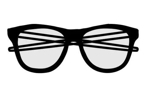 Glasses icon vector Stock Illustration
