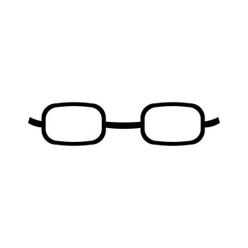 Glasses icon vector Stock Illustration