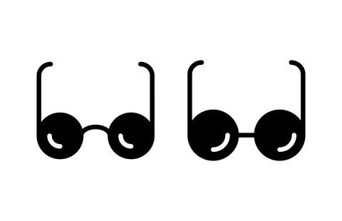 Glasses icon vector illustration. Glasses sign and symbol Stock Illustration