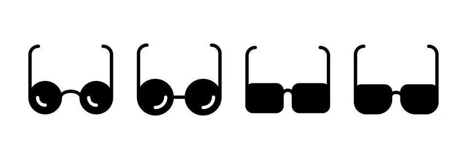 Glasses icon vector illustration. Glasses sign and symbol Stock Illustration