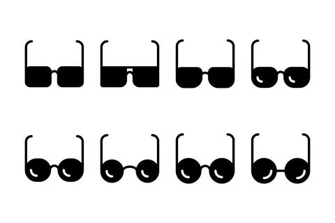 Glasses icon vector illustration. Glasses sign and symbol Stock Illustration