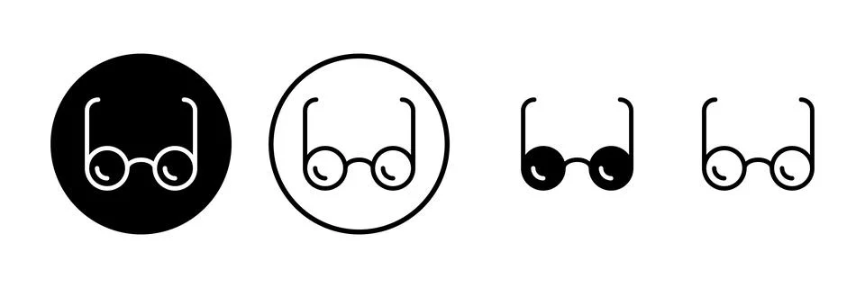 Glasses icon vector illustration. Glasses sign and symbol イラスト素材