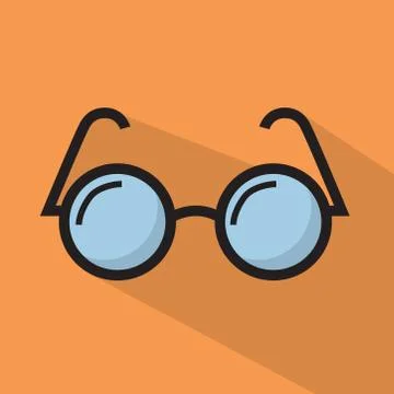 Glasses icon. Vector illustration Illustrazione stock