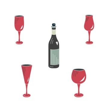 Glasses Illustrazione stock