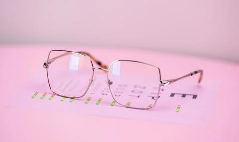 Glasses for improving vision Stock Photos