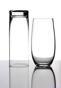 Glasses, isolated. Stock Photos