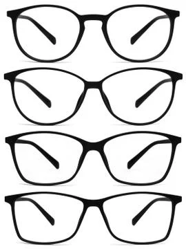 Glasses isolated on white background 写真素材
