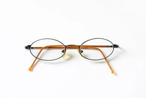 Glasses isolated on white background Stock Photos