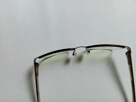 Glasses on isolated white background. Photos