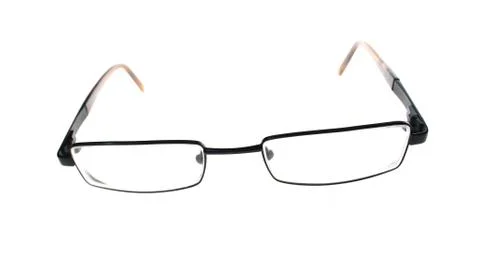 Glasses isolated on white Stock Photos