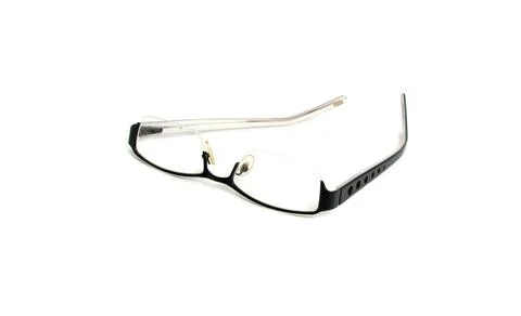 Glasses isolated on the white Foto stock