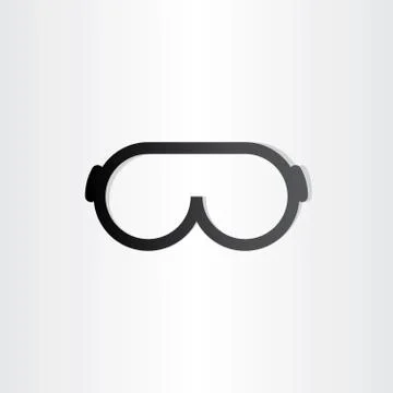 Glasses line icon design element Illustrazione stock