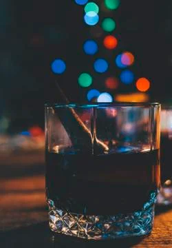Glasses With Mulled Wine Stock Photos