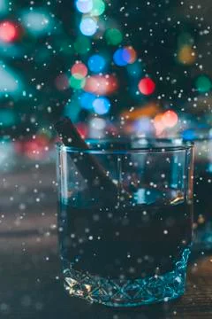 Glasses With Mulled Wine Stock Photos