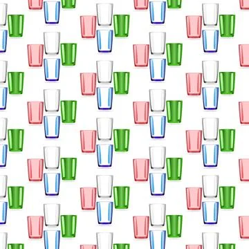 Glasses pattern Stock Illustration