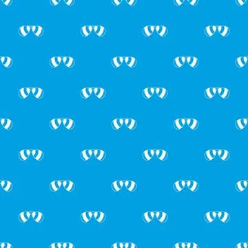 Glasses pattern seamless blue Stock Illustration