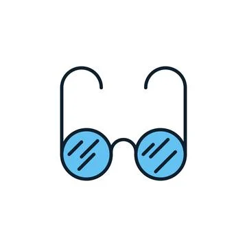 Glasses related vector icon. Stock Illustration