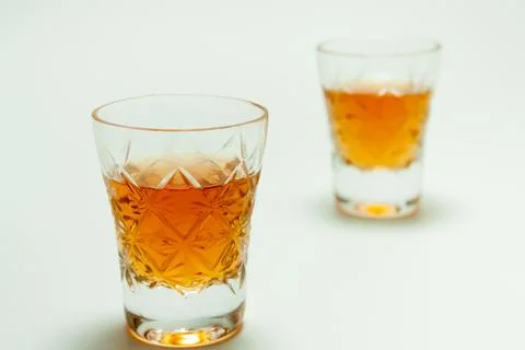 Glasses with rum Stock Photos
