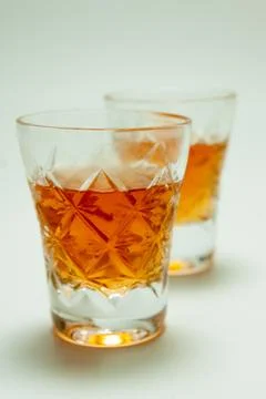 Glasses with rum Stock Photos
