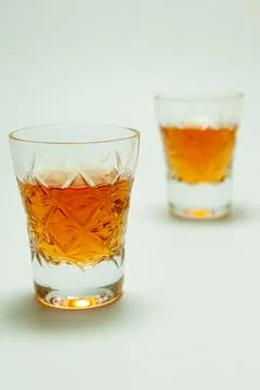 Glasses with rum Stock Photos