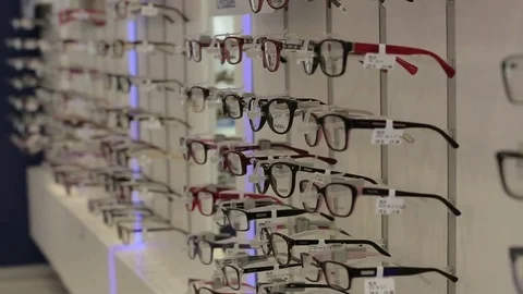 Glasses shop Stock Footage 77051527