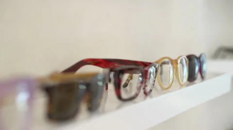 Glasses shopping (2 of 5) Stock Footage 32713663