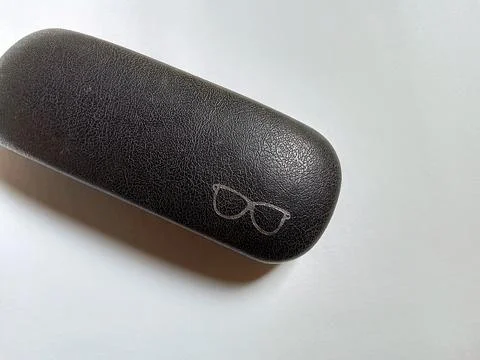 Glasses storage box, on a white background. Stock Photos