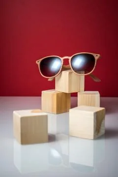 Glasses in studio Stock Photos