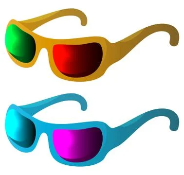 Glasses sun-protection Stock Illustration