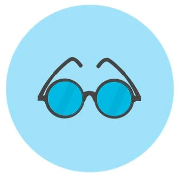 Glasses symbol vector icon design template Of Glasses Blue Stock Illustration