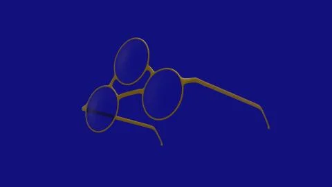 Glasses with third eye. Stock Illustration