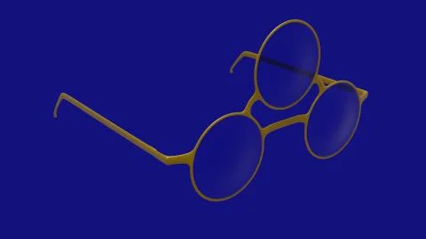 Glasses with third eye. Stock Illustration