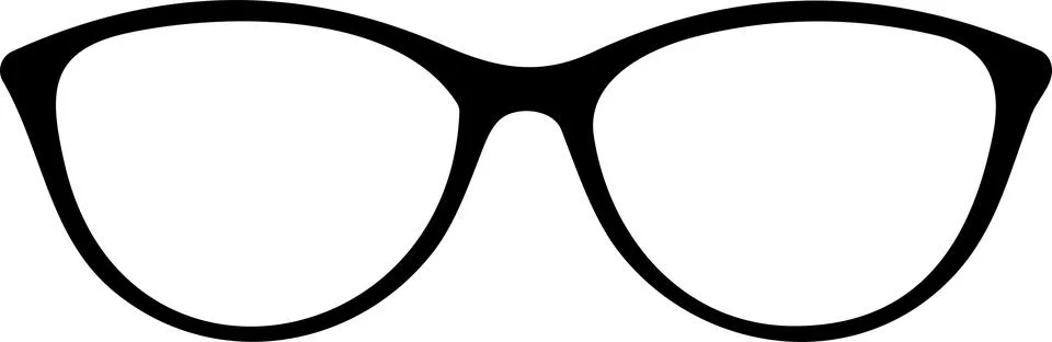 Glasses. Vector glasses model icon. Sunglasses, glasses, Silhouette. Stylis.. Stock Illustration