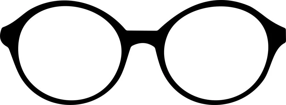 Glasses. Vector glasses model icon. Sunglasses, glasses, Silhouette. Stylis.. Illustration