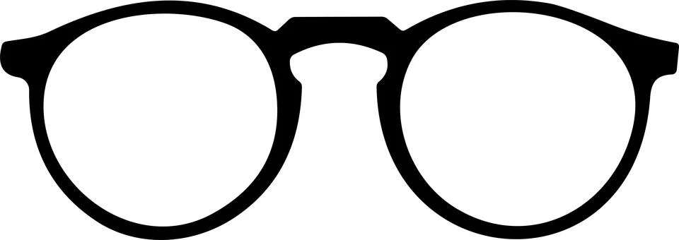 Glasses. Vector glasses model icon. Sunglasses, glasses, Silhouette. Stylis.. Stock Illustration