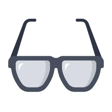 Glasses Vector Icon Stock Illustration