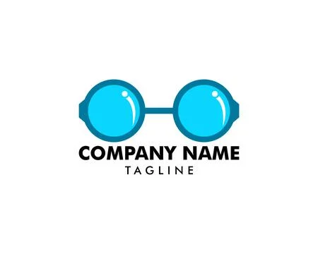 Glasses Vector logo design elements Stock Illustration