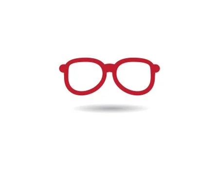 Glasses vector symbol icon Stock Illustration