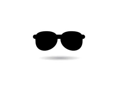 Glasses vector symbol icon Stock Illustration
